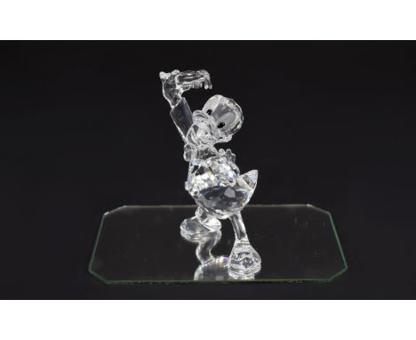 Swarovski Crystal Figure 'Disney Showcase' Donald Duck Designer Team Code number 9100 000 004. Issued 2005 retired 2008. Made