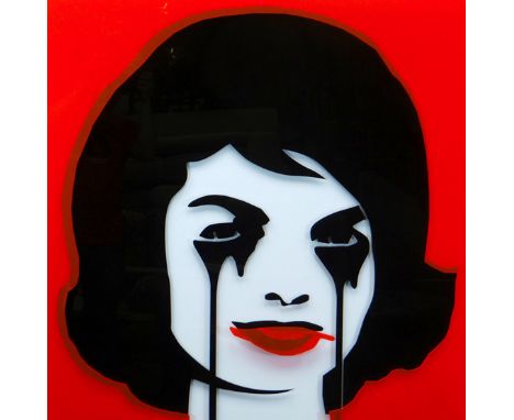 PURE EVIL perspex in layers - iconic image entitled 'JFK's Nightmare', 39.5 x 39.5ins (100 x 100cms) (no longer available as 