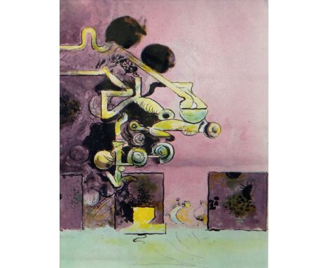 GRAHAM SUTHERLAND lithograph entitled 'Homage to Redfern Catalogues' printed in 1979 by La Poligrafa of Barcelona and issued 
