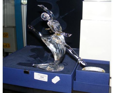 A boxed Swarovski "Collectors Society" figure "Magic of Dance" with Certificate and plaque 