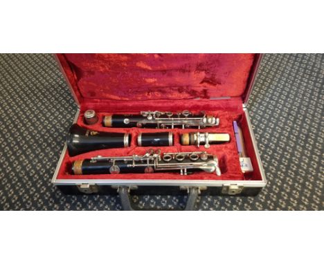 A Boosey &amp; Hawkes clarinet in plastic case. IMPORTANT: Online viewing and bidding only. No in person collections, an addi