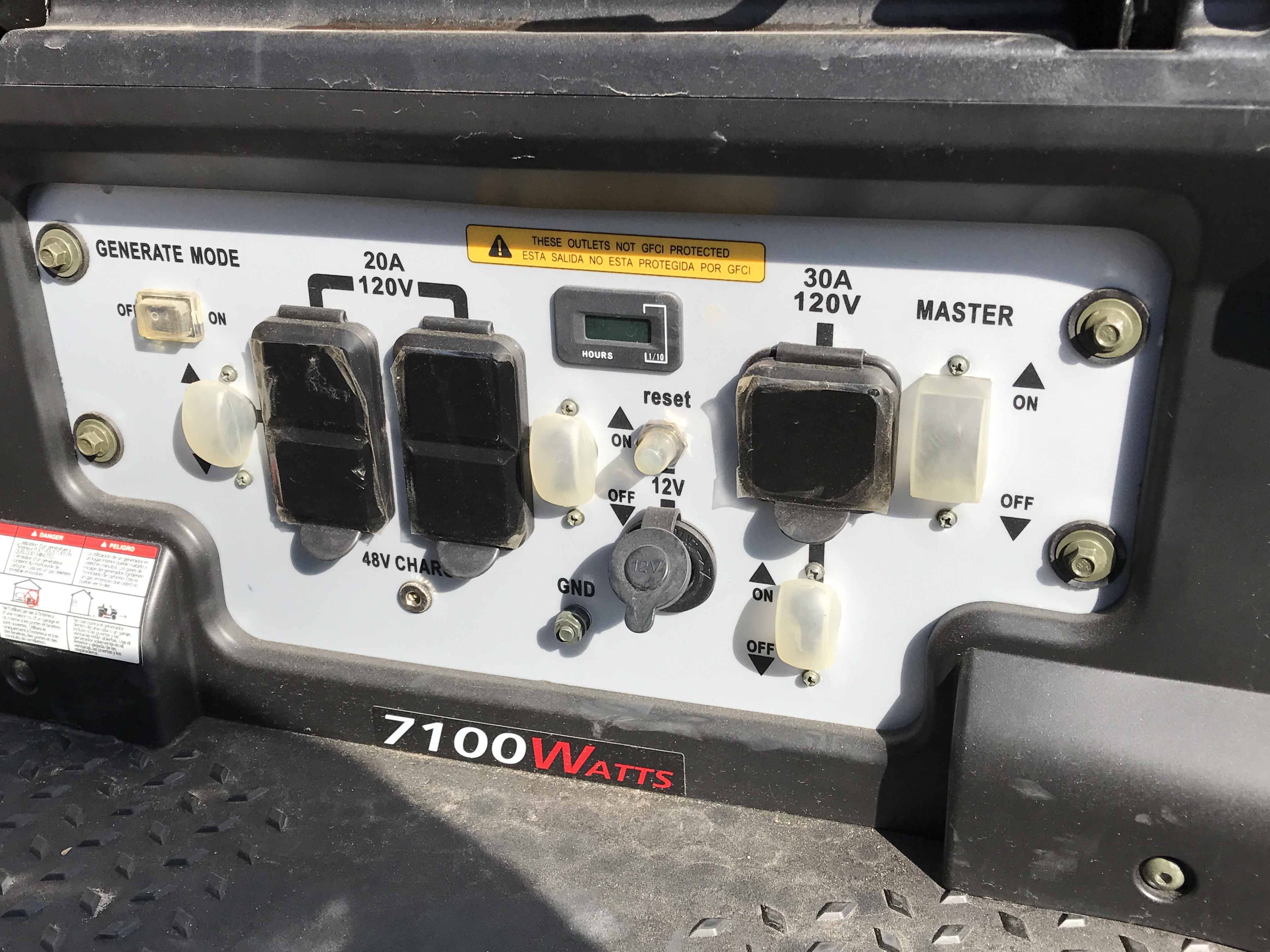 RAVEN MULTIPURPOSE HYBRID MPV7100SS W/ 7100 WATT BUILT IN GENERATOR