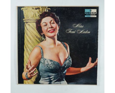 A vintage Decca Records vinyl LP titled Miss Toni Arden, catalog number DL 8651. This classic album features Toni Arden with 
