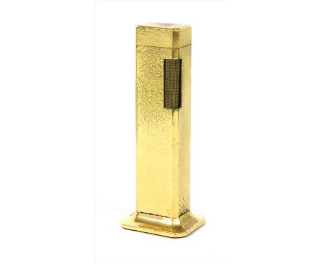 A Dunhill gold plated 'Tallboy' lighter