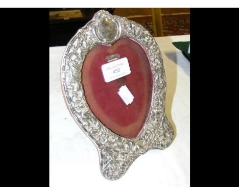 A silver photo frame 