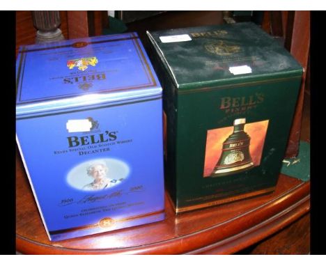 An unopened Bell's Extra Special Old Scotch Whisky commemorative decanter, together with one other 