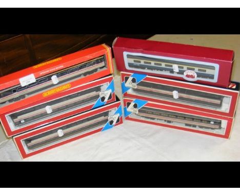 Selection of five boxed Lima carriages, together with one Hornby 