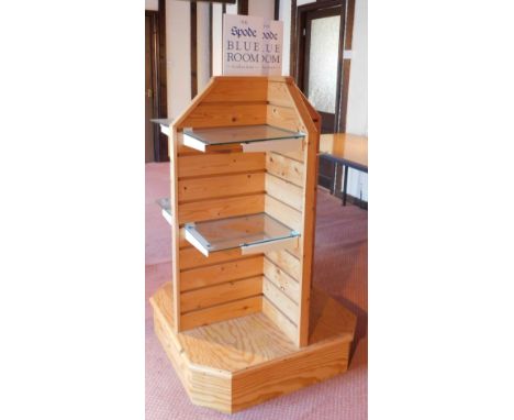 A Spode Blue Room wooden and glass shop display unit.&nbsp;NB. Collection for this lot is from 2 Albion Hill, Epworth, Near D