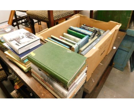 Various books, Ivan Marks and the Likely Lads, A Life in Match Fishing, other fishing books. (1 shelf and a box)