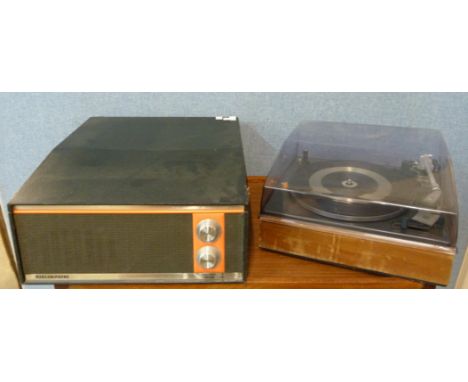 A Garrard SP25 Mk II record player and one other 