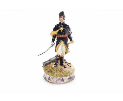 ROYAL DOULTON LIMITED EDITION FIGURE OF THE DUKE OF WELLINGTONHN 3432 Duke of Wellington, modelled by Alan Maslankowski, gilt