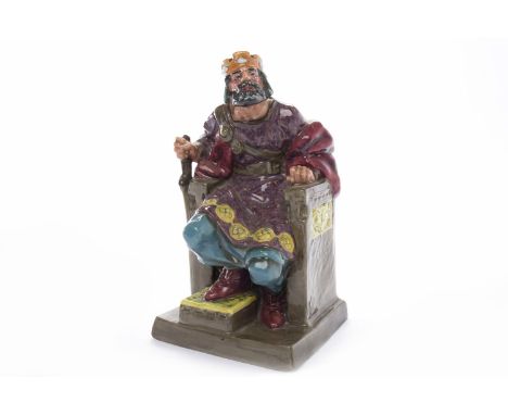 ROYAL DOULTON FIGURE OF THE OLD KINGHN2134, painted title and green factory stamp to base, 25.5cm high