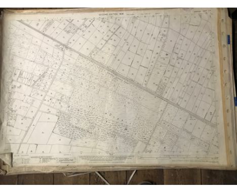 COLLECTION OF THIRTY 1:2500 ORDNANCE SURVEY MAPS  covering Milverton &amp; Lower Lovelinch; Oake &amp; Hillfarrance; Shapwick