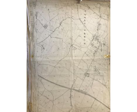 COLLECTION OF THIRTY 1:2500 ORDNANCE SURVEY MAPS  covering Upton Noble; Barton St David; Taunton encompassing St James and Ma