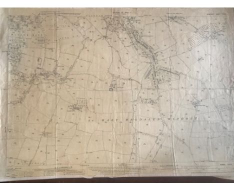 COLLECTION OF THIRTY 1:2500 ORDNANCE SURVEY MAPS  covering Taunton: Wilton, Sherford and the Mountlands; Combe Florey and Eas