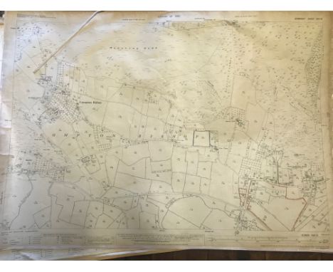 COLLECTION OF THIRTY 1:2500 ORDNANCE SURVEY MAPS  covering Wilmington; Compton Bishop; Ashgrove; Axbridge; Combe Hay; Hutton;