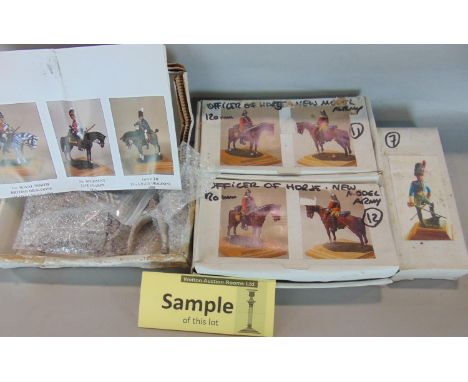 A large collection of boxed new model army lead figures 