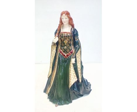 Royal Worcester figure 'The Princess of Tara' (chip to hair plat) height 22cm  