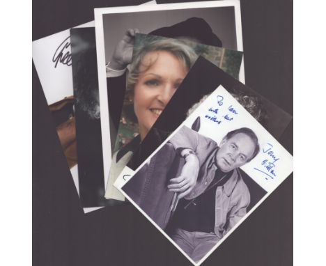 TV Film collection 6, signed assorted photos includes some good names such as George Cole , Penelope Keith, Tont Britton, Pau