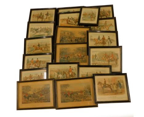 Charles H Marshall.  Country pursuits with titles to include At Lincoln April Fair, A Very Old and Curious Vintage, A Right S