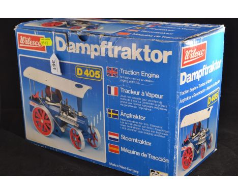 Dampftraktor D405 traction engine in box with accessoriesvery good condition 