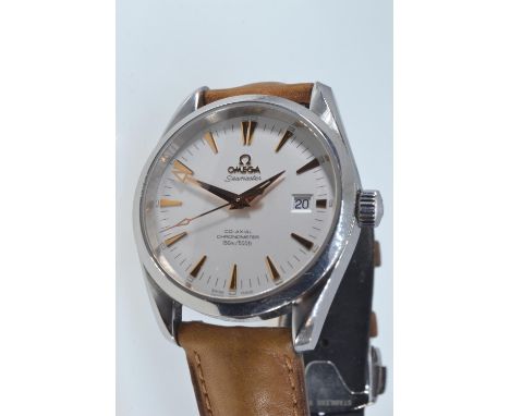 Omega Seamaster Co-Axial chronometer 150m/500ft watch with date aperture, circa 2007, reference number 28033437, watch number