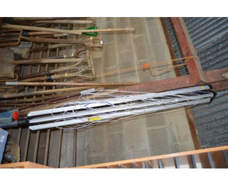 A rotary washing line 