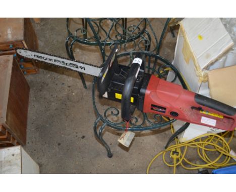 An electric chainsaw 