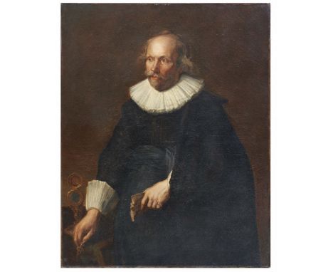 SCUOLA OLANDESE DEL XVII SECOLO Ritratto di gentiluomo Olio su tela.&nbsp; 114 x 91 cm - Portrait of a gentleman Oil on canva