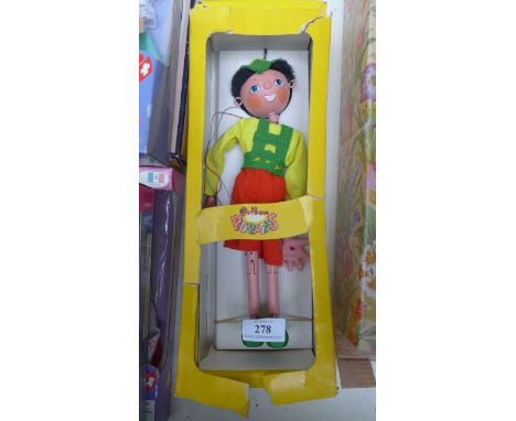 Pelham puppet of a Tyrolean boy in original box.