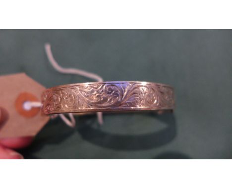Hollow silver bangle (15gms) -Chester 1956