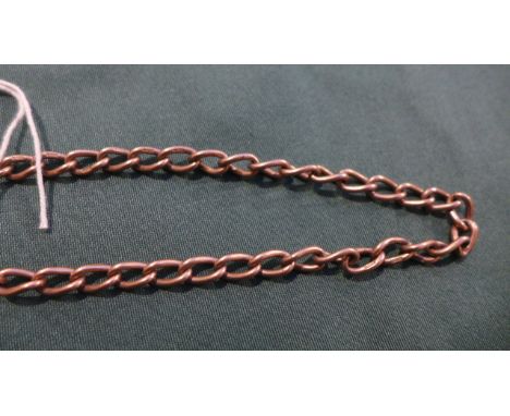 9ct. gold Albert watch chain circa 1900 (gross weight 26 grams)