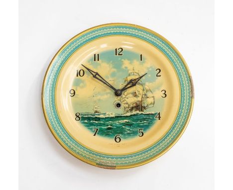 Modern French wall clock on its original box made by JAZ quartz movement, Late Edwardian mantle clock with single train Frenc