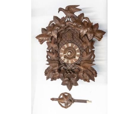 A good large modern cuckoo clock, made in Portugal! gong chime, minute hand missing AF