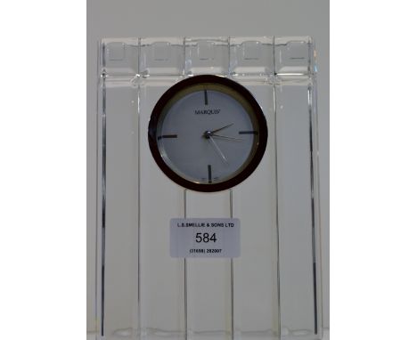 WATERFORD CRYSTAL MANTLE CLOCK     