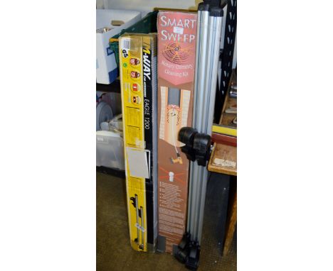 SMART SWEEP CHIMNEY CLEANING KIT & 2 SETS OF ROOF BARS     