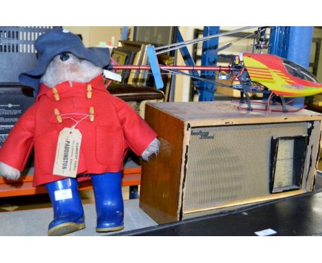 PADDINGTON BEAR SOFT TOY & R/C HELICOPTER (AS SEEN)     