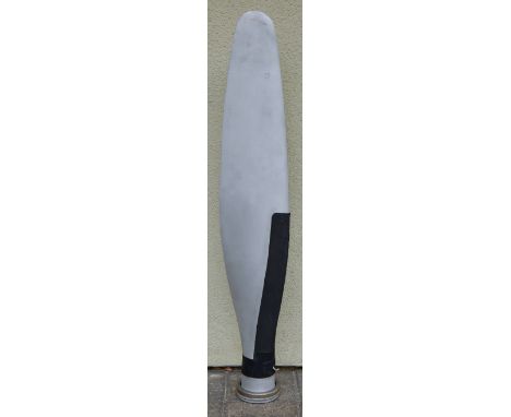 *Propeller. De Havilland Dove metal propeller,  grey finish with rubber sheathing, with various serial numbers, 102cm long  F