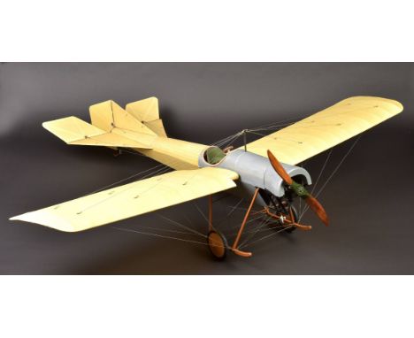 *Blackburn 1912 Monoplane. A well-built flying scale model of this pioneer aircraft,  constructed from fabric-covered spruce,