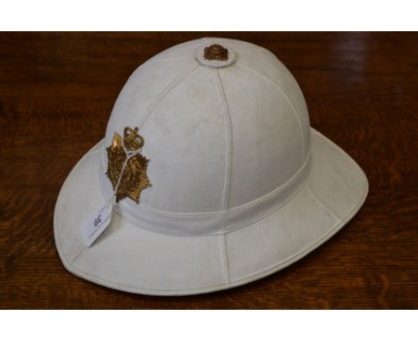 A Royal Marines Gibraltar pith helmet