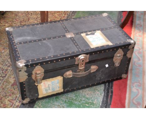 A small travel trunk. 34cm high x 80cm wide