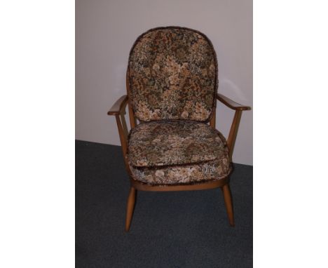 Blond Ercol stick back cottage chair 