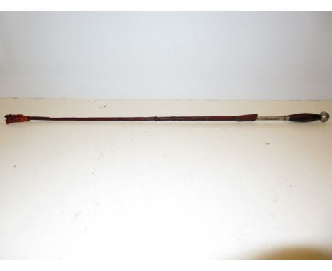 Sword stick in the form of a horse whip 