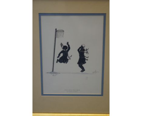 Francis Lennon limited edition print 150/400 Titled "This ones for mum" official commonwealth games blind stamp, signed in pe