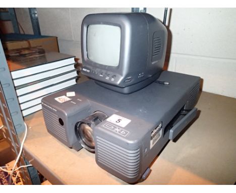 Sharp LCD projector model XG-NVIE and 2.4hz wireless monitor 