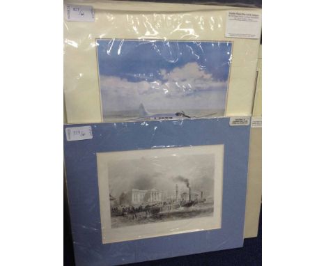 GOOD LOT OF PRINTScomprising de Havilland Dove Flying over Abadan, Iran; David Binns - Fading Light - no. 78/150; Loch Awe; a