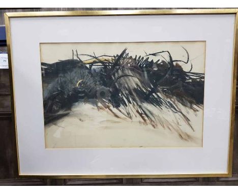BRITISH SCHOOL, 20TH CENTURYUNTITLED mixed media on paper, unsigned 34.5cm x 52cm Mounted, framed and under glass