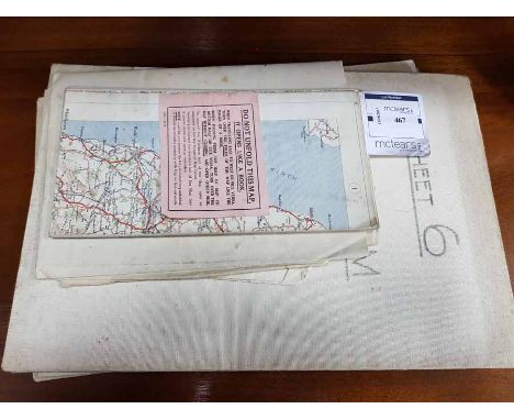 ORDNANCE SURVEY MAPS INCLUDING HEXHAM, CARLISLE, ETC DATES FROM c.1940