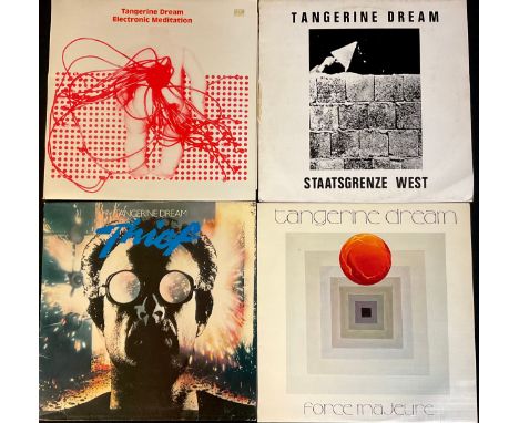 Vinyl Records - LP's including - Tangerine Dream - Electronic Meditation - ESMLP345; Staatsgrenze&nbsp;West - VEB 08/15; Thie