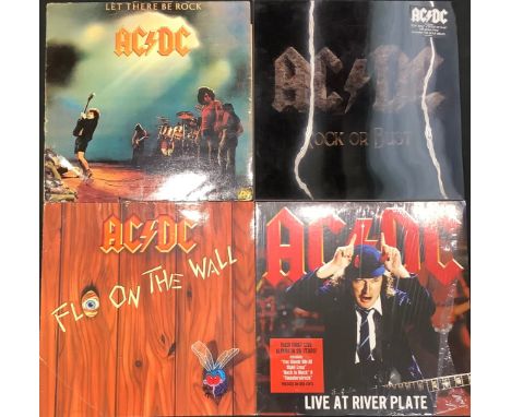 Vinyl Records - LP's including - ACDC - Let There Be Rock - K50366; Rock Or Bust - 88875 03484 1;; Fly On The Wall - 78263 1;